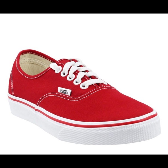 red skater vans